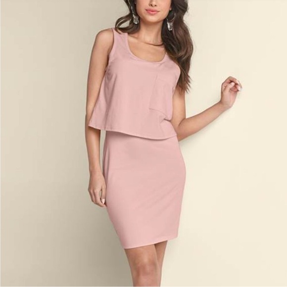 NEW VENUS Tshirt Tank Dress | Pink - Picture 1 of 1